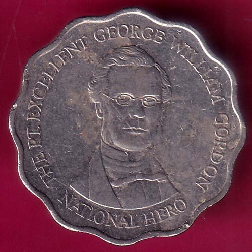 Jamaica 10 Dollars 1999 THE RT. EXCELLENT GEORGE WILLIAM GORDON NATIONAL HERO–@HUB3238
