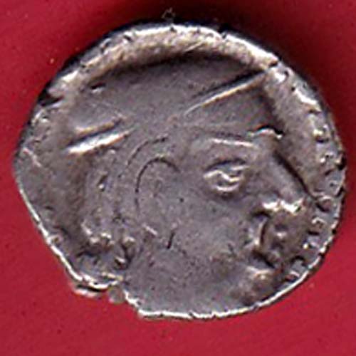 ANCIENT INDIA KSHATRAP DYNASTY KINGS PORTRAIT RARE SILVER Beautiful Coin– oo4121