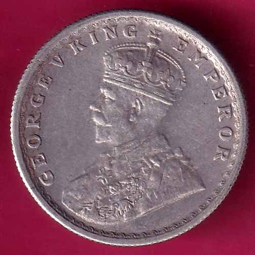 British India king geoge v 1936 HALF Rupee –@HUB4065