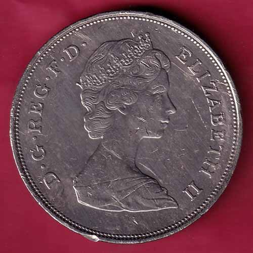 United Kingdom, British Overseas Territories and Crown Dependencies 25 New Pence - Elizabeth II Royal Wedding 1981  – S1033