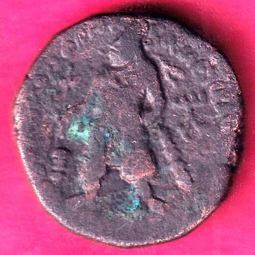 Copper Tetradracham of Vima Kadphises of Kushan Dynasty Nandi and shiva@HUB5092