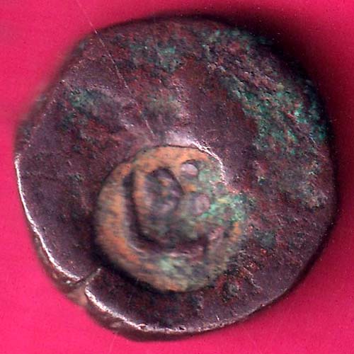 Cambay State Jafarali khanji Shah “Counter Mark” One Paisa Rare coin  :- OO898