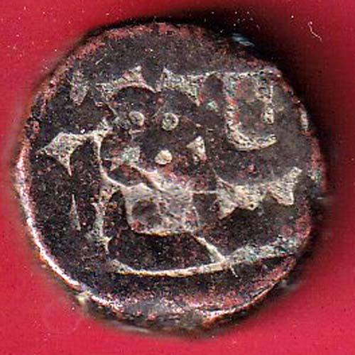 Mughals Akbar One Dam copper coin– oo5315