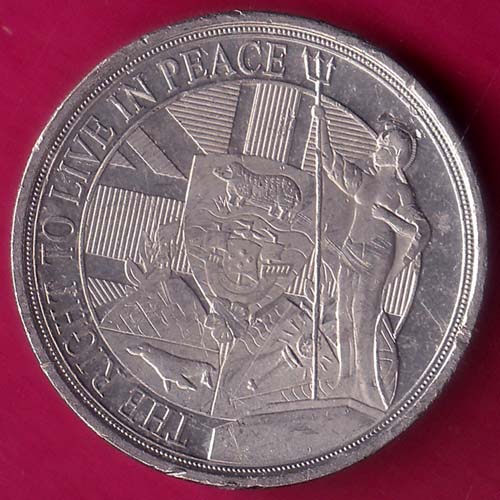 the right ti live in peace elizabeth ii d.g. regina gibraltar 2022 half crown –@HUB2913