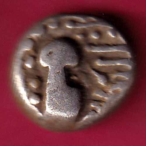 ANCIENT INDIA GADHAYA DYNASTY KING PORTRAIT COIN  –@HUB1482