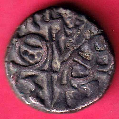 DELHI SULTAN SAMANT DEVA HORSE MAN & BULL TYPE COIN :- S2576