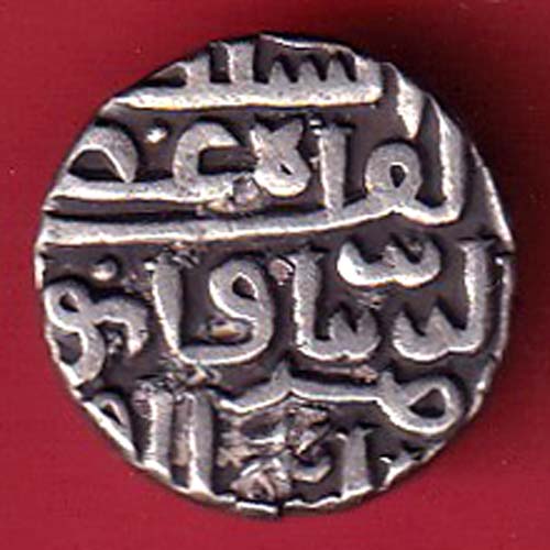 GUJARAT SULTAN MUZAFFAR SHAH II ONE TANKA SILVER  – oo5942
