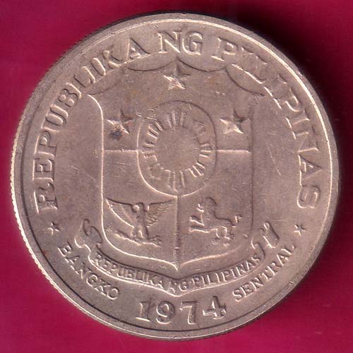 REPUBLIKA NG PILIPINAS 1974 ONE PISO:- OO1224