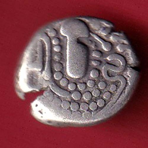 ANCIENT INDIA GADHAYA DYNASTY KING PORTRAIT COIN –@HUB5292