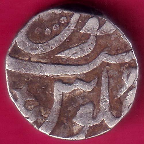 BROACH STATE CROSS MARK HALF RUPEE –@HUB5663