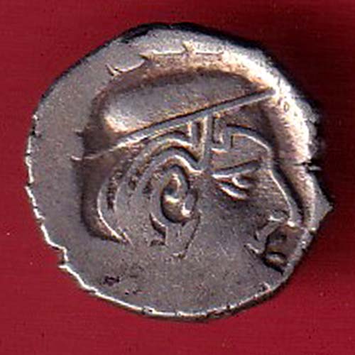 ANCIENT INDIA KSHATRAP DYNASTY KINGS PORTRAIT RARE SILVER COIN  – oo3448