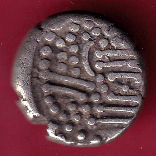 ANCIENT INDIA GADHAYA DYNASTY KING PORTRAIT COIN –@HUB1697