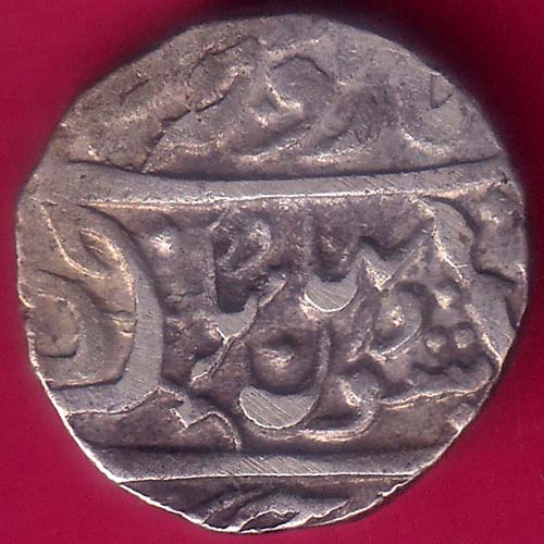 Alwar State 1 Rupee Rare Silver Coin –@HUB5667