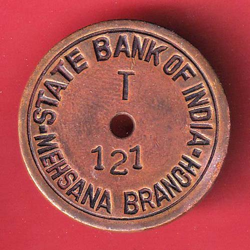 STATE BANK OF INDIA MEHSANA BRANDH T-121  - oo4950