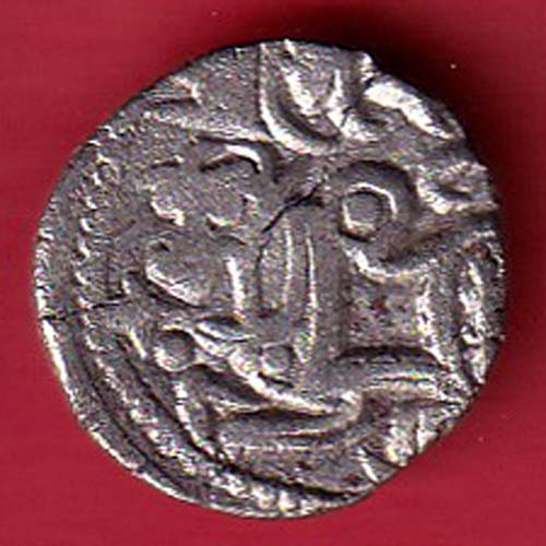 DELHI SULTAN SAMANT DEVA HORSE MAN & BULL TYPE COIN -  oo3978