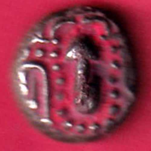 ANCIENT INDIA GADHAYA DYNASTY KING PORTRAIT COIN