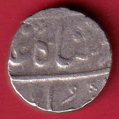Bharuch ino shahalam ii one rupee Silver Coin:- oo3971