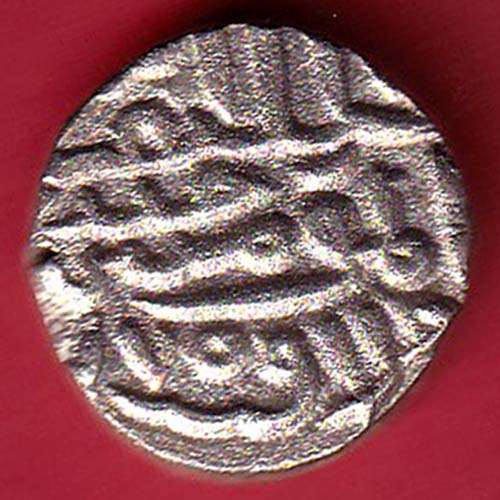 DELHI SULTAN SIKANDER LODHI ONE TANKA Weight – 9.73 gm BILLON TANKA:- OO3101