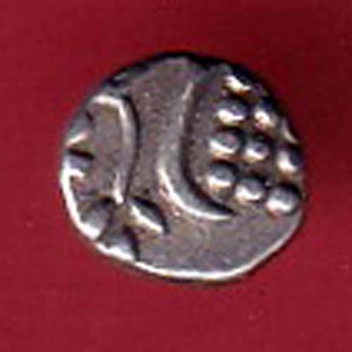 TRAVANCORE STATE RAJARAM VERMA IV SILVER CHUKRAM COIN-  oo4176