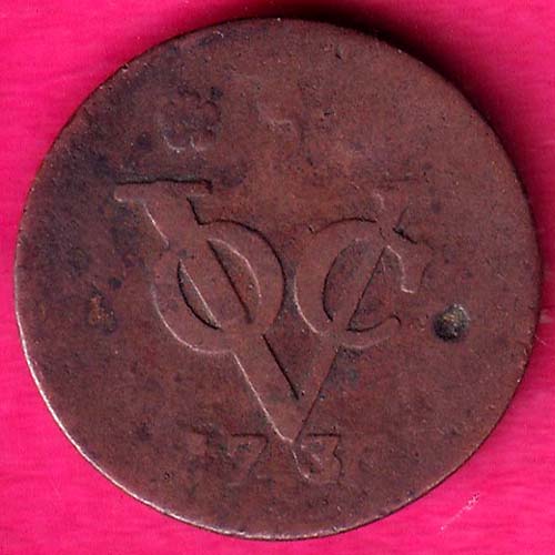 Netherlands East Indies VOC Duit Coin –@HUB2805