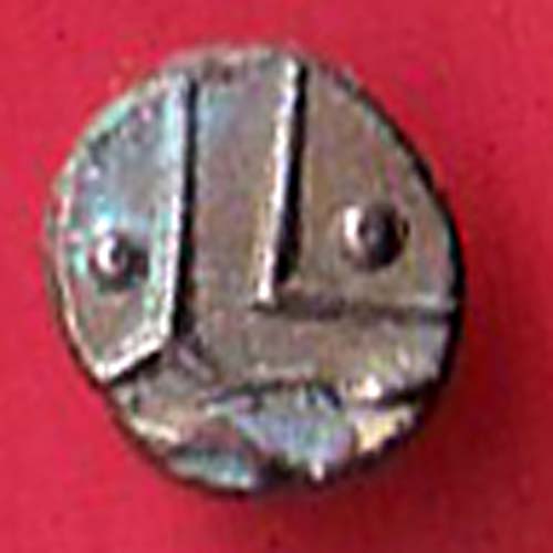 TRAVANCORE STATE RAJARAM VERMA IV SILVER CHUKRAM COIN :- OO3893