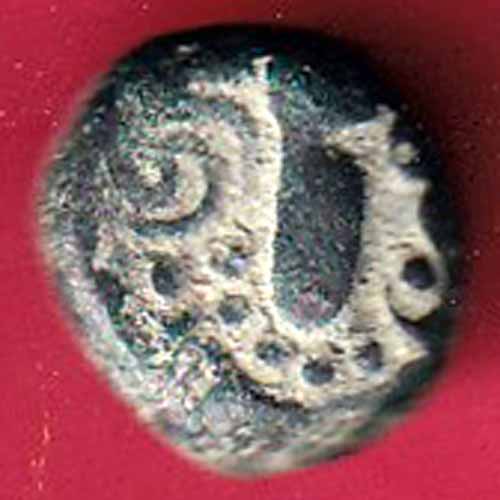 ANCIENT INDIA GADHAYA DYNASTY “SHREE OMKAR VERIETY” KING PORTRAIT COIN–VA926