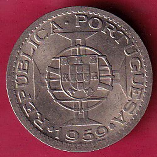 Portuguese India 60 Centavos 1959 Coin– OO2717