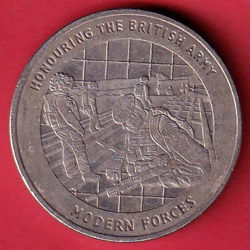 world coin :- modern forces nonouring the british army –oo4061