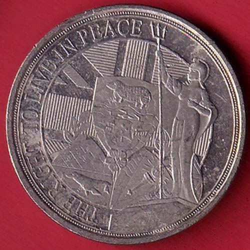 The right to live in peace elizabeth ii d.g. regina gibraltar 2022 half crown–@HUB5643