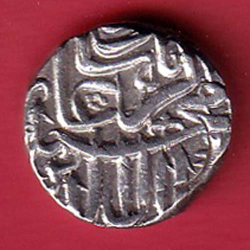 MUGHALS MOHD. AKBAR MAHMUDI SILVER COIN :- OO4429