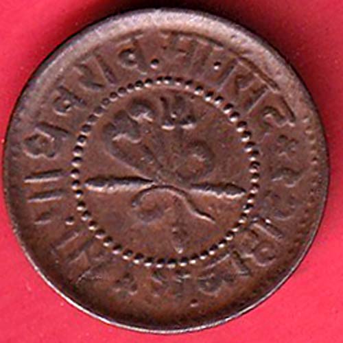 Gwalior STATE  ½ pice, 1956 :- OO4319