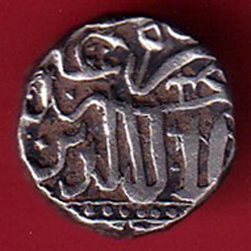 MUGHALS MOHD. AKBAR MAHMUDI SILVER COIN :- OO4389
