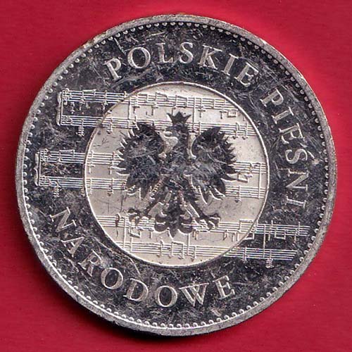 world coin:-Polskie Piesni Narodowe Nie Skad Rzucim :- OO3834