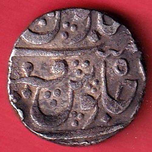 Gwalior State Ujjain Mint High Grade One Rupee silver coin:- OO3728