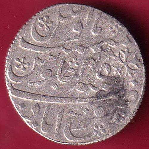 BENGAL PRESIDENCY INO SHAH ALAM II FARRUKHABAD MINT ONE RUPEE SILVER COIN –@HUB4543