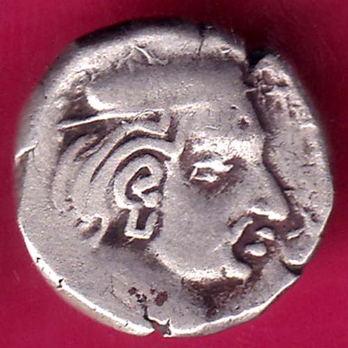 ANCIENT INDIA KSHATRAP DYNASTY KINGS PORTRAIT RARE SILVER COIN@HUB5189