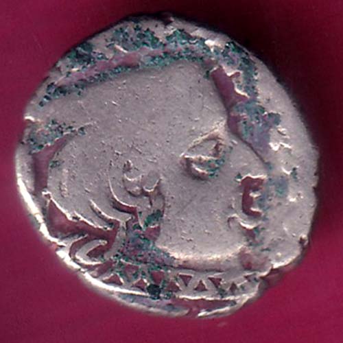 ANCIENT INDIA KSHATRAP DYNASTY KINGS PORTRAIT RARE SILVER COIN  :- OO1692