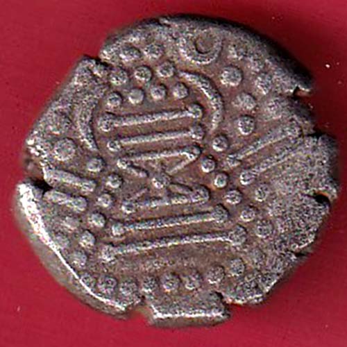 ANCIENT INDIA GADHAYA DYNASTY KING PORTRAIT COIN– OO3293