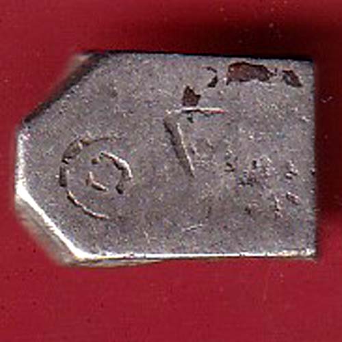 ANCIENT INDIA MAURYAN PERIOD ANIMAL STANDING MAGADH DYNASTY SILVER PUNCHMARK  :- OO2881