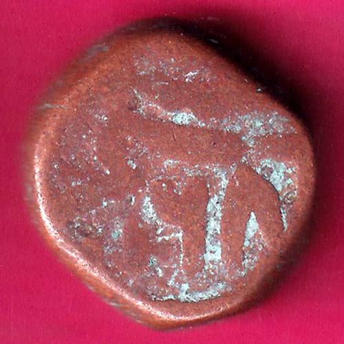 GOLKUNDA SULTANATE QUTUB SHAHI FALUS copper COIN - VA859