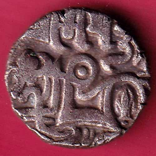 DELHI SULTAN SAMANT DEVA HORSE MAN & BULL TYPE COIN :- S2581