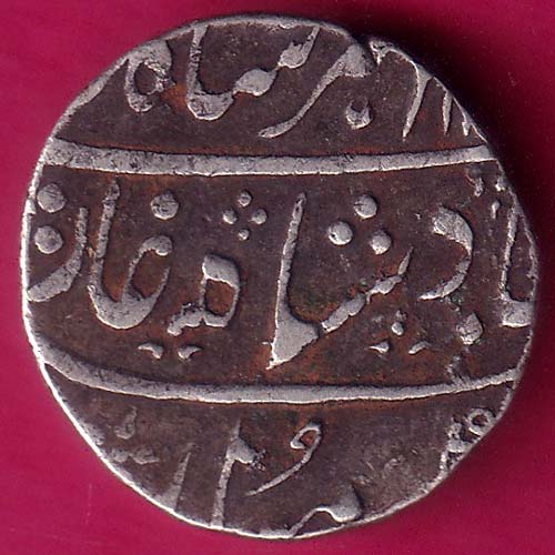 BOMBAY PRESIDENCY ry 11 INO AKBARSHAH AHEMEDABAD MINT ONE RUPEE SILVER COIN  –@HUB2706