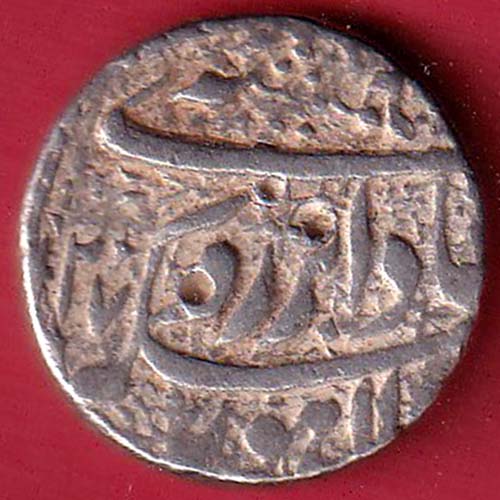 mughals jahangir lahore mint one rupee silver coin - OO5647