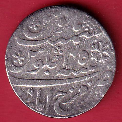 BENGAL PRESIDENCY INO SHAH ALAM II FARRUKHABAD MINT ONE RUPEE SILVER COIN - oo5377