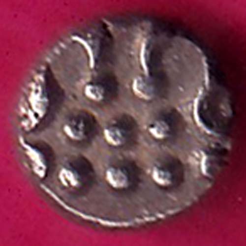 TRAVANCORE STATE RAJARAM VERMA IV SILVER CHUKRAM COIN–@HUB3750