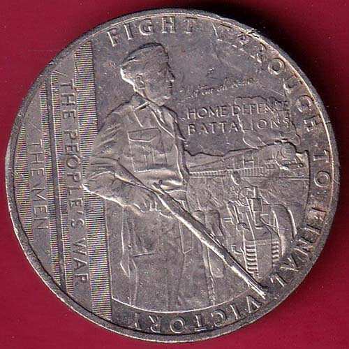 ELIZABETH II DEI-GRA REGINA. GIBRALTAR 2021 FIGHT THROUGH TO FINAL VICTORY ONE  CROWN – OO2604