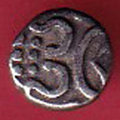 TRAVANCORE STATE RAJARAM VERMA IV SILVER CHUKRAM COIN –@HUB5967