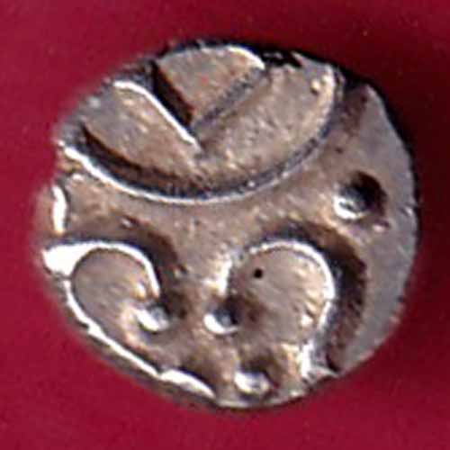 TRAVANCOR STATE RAJARAM VERMA IV SILVER CHUKRAM COIN –@HUB1862