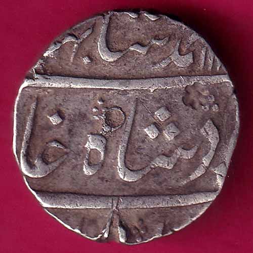 BOMBAY PRESIDENCY MUHAMMAD SHAH ONE RUPEE RARE SILVER COIN   –VA148