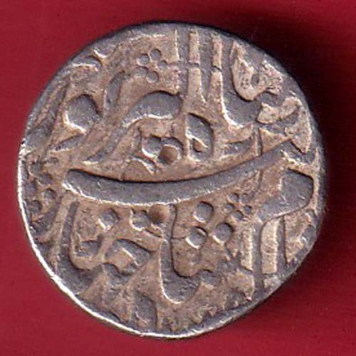 mughals jahangir lahore mint one rupee silver coin – oo5855